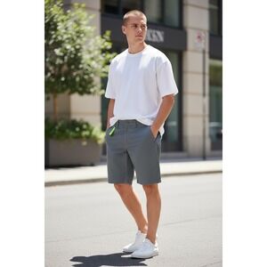 Brixton Choice Chino Shorts Steel Blue Standard Fit Men's Size 32 NWT‎